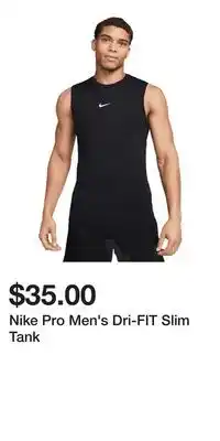 Sport Chek Nike Pro Men's Dri-FIT Slim Tank offer