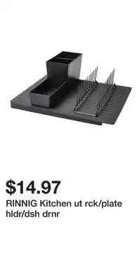 IKEA RINNIG Kitchen ut rck/plate hldr/dsh drnr offer