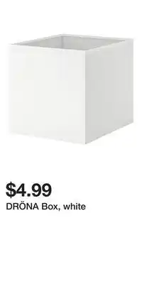 IKEA DRÖNA Box, white offer