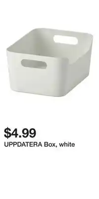 IKEA UPPDATERA Box, white offer