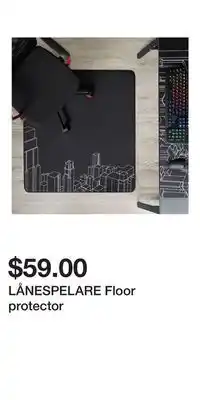 IKEA LÅNESPELARE Floor protector offer