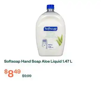 Voilà Softsoap Hand Soap Aloe Liquid 1.47 L offer