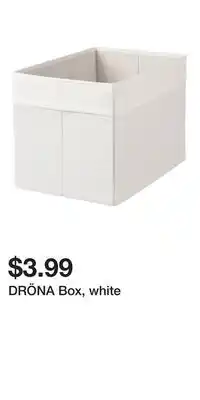 IKEA DRÖNA Box, white offer