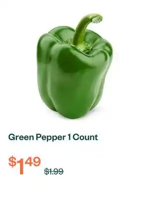 Voilà Green Pepper 1 Count offer