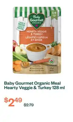 Voilà Baby Gourmet Organic Meal Hearty Veggie & Turkey 128 ml offer