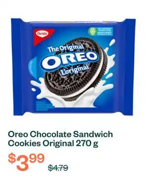 Voilà Oreo Chocolate Sandwich Cookies Original 270 g offer