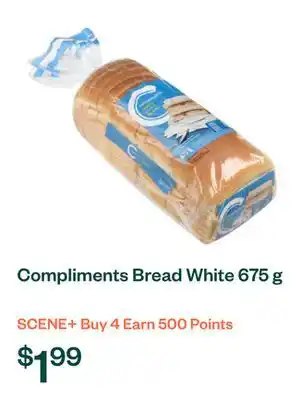 Voilà Compliments Bread White 675 g offer