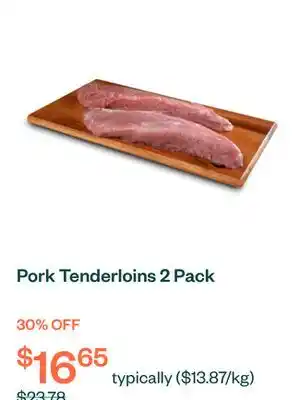 Voilà Pork Tenderloins 2 Pack offer