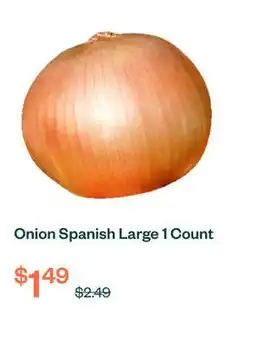 Voilà Onion Spanish Large 1 Count offer