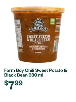 Voilà Farm Boy Chili Sweet Potato & Black Bean 680 ml offer