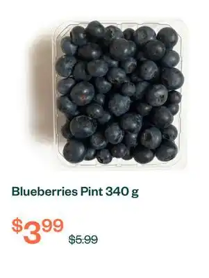 Voilà Blueberries Pint 340 g offer