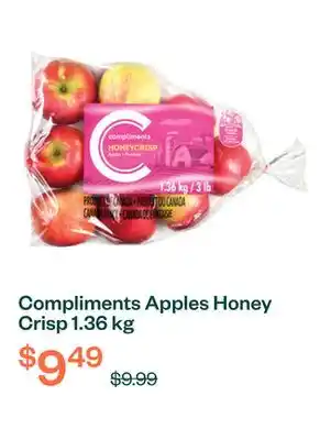 Voilà Compliments Apples Honey Crisp 1.36 kg offer