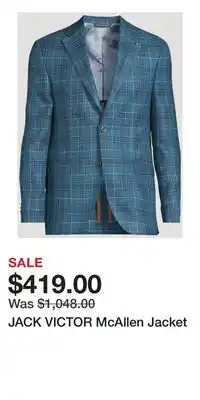 Holt Renfrew JACK VICTOR McAllen Jacket offer