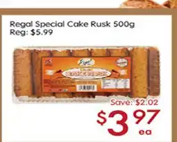 Sunny Food Mart Regal Special Cake Rusk offer