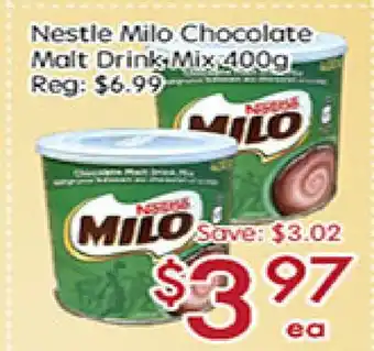 Sunny Food Mart Nestle Milo Chocolate Malt Drink Mix offer