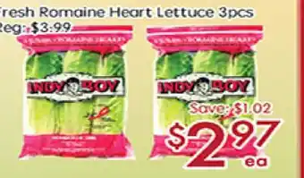 Sunny Food Mart Fresh Romaine Heart Lettuce offer