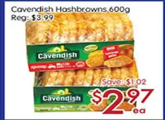 Sunny Food Mart Cavendish Hashbrowns offer