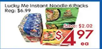 Sunny Food Mart Lucky Me Instant Noodle 6 Packs offer