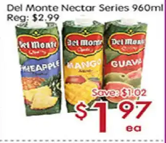 Sunny Food Mart Del Monte Nectar Series offer