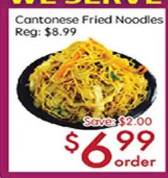 Sunny Food Mart Cantonese Fried Noodles offer