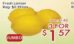 Sunny Food Mart Fresh Lemon offer