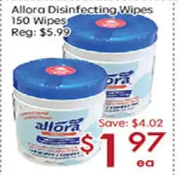 Sunny Food Mart Allora Disinfecting Wipes offer