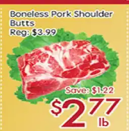 Sunny Food Mart Boneless Pork Shoulder Butts offer