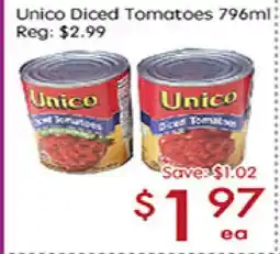 Sunny Food Mart Unico Diced Tomatoes offer