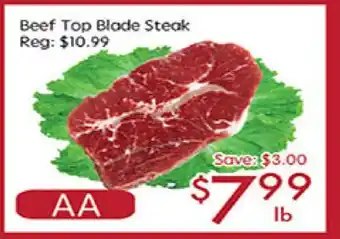 Sunny Food Mart Beef Top Blade Steak offer