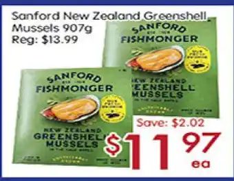 Sunny Food Mart Sanford New Zealand Greenshell Mussels offer