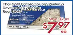 Sunny Food Mart Thai Gold Frozen Shrimp Peeled & Deveined offer