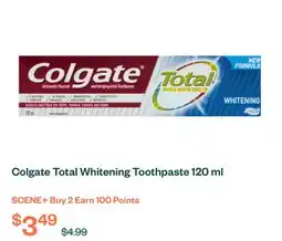 Voilà Colgate Total Whitening Toothpaste 120 ml offer