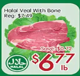 Sunny Food Mart Halal Veal With Bone offer