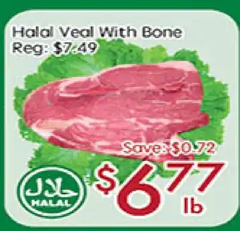 Sunny Food Mart Halal Veal With Bone offer