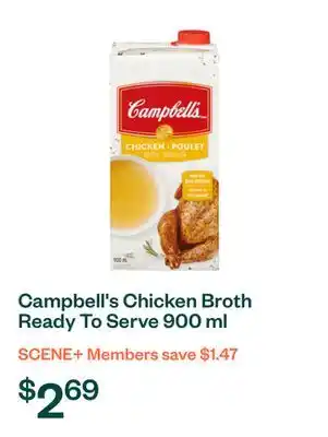 Voilà Campbell's Chicken Broth Ready To Serve 900 ml offer