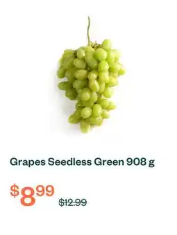 Voilà Grapes Seedless Green 908 g offer