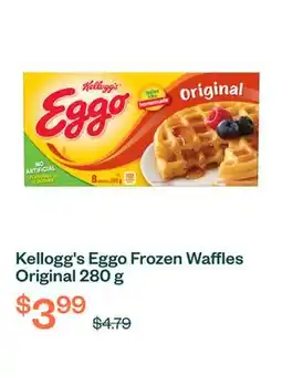 Voilà Kellogg's Eggo Frozen Waffles Original 280 g offer