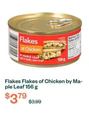 Voilà Flakes Flakes of Chicken by Maple Leaf 156 g offer