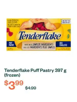 Voilà Tenderflake Puff Pastry 397 g (frozen) offer