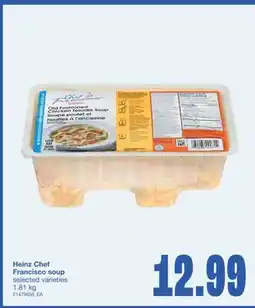 Wholesale Club CHEF FRANCISCO SOUP, 1.81 KG offer