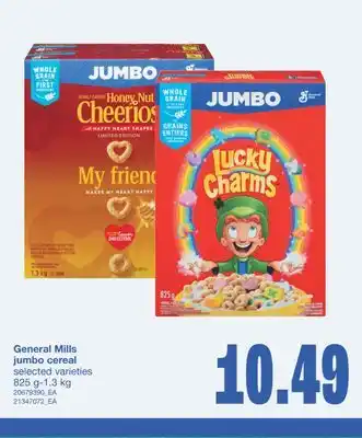 Wholesale Club JUMBO CEREAL, 825 g-1.3 kg offer