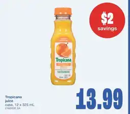 Wholesale Club JUICE, case, 12 x 325 mL offer