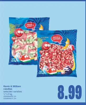 Wholesale Club KEVIN & WILLIAM CANDIES offer