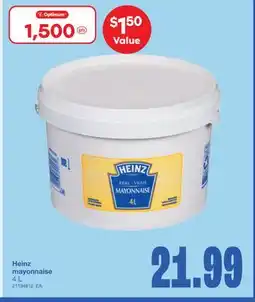 Wholesale Club MAYONNAISE, 4 L offer