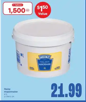 Wholesale Club MAYONNAISE, 4 L offer