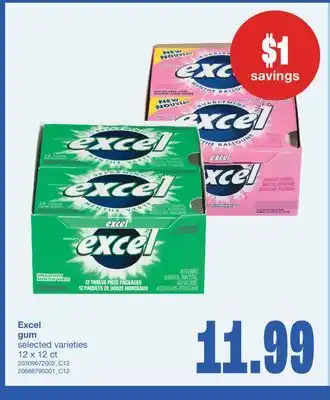 Wholesale Club GUM, 12 X 12 CT offer