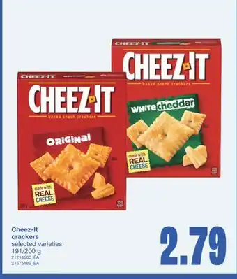 Wholesale Club CHEEZ-IT CRACKERS, 191/200 G offer