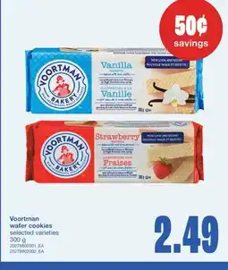 Wholesale Club VOORTMAN WAFER COOKIES, 300 g offer