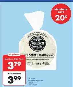 Wholesale Club SONORA 6 CORN TORTILLAS, 32 ct offer