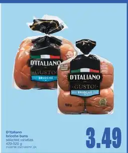 Wholesale Club D'ITALIANO BRIOCHE BUNS, 420-520 g offer